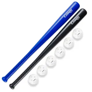 Cannon Sports Baseball and Softball Skills Development Set - 29.5-inch Plastic Bat and Six 9-inch Plastic Balls