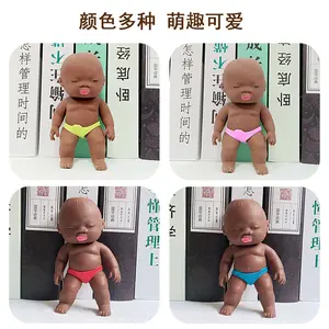 Internet celebrity Natasha doll black baby palm pinching music doll play house doll