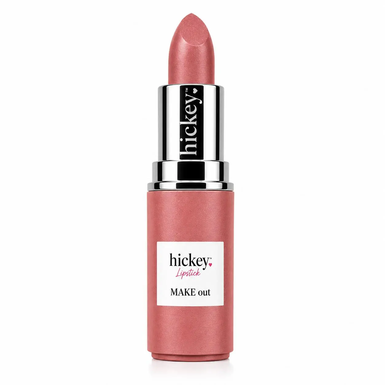 Hickey’s MAKE OUT Refill Long-wearing light mauve lipstick. Satin, Moisturizing, Hydrating Makeup LightweightShimmer Moisturizing Vegan Clean Beauty Lip Makeup | Cruelty Free Paraben Free Lightweight Luxury Lip Color Lip Color Pigment Smooth
