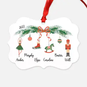 Personalized Family Ornament, Custom Family Keepsake 2022