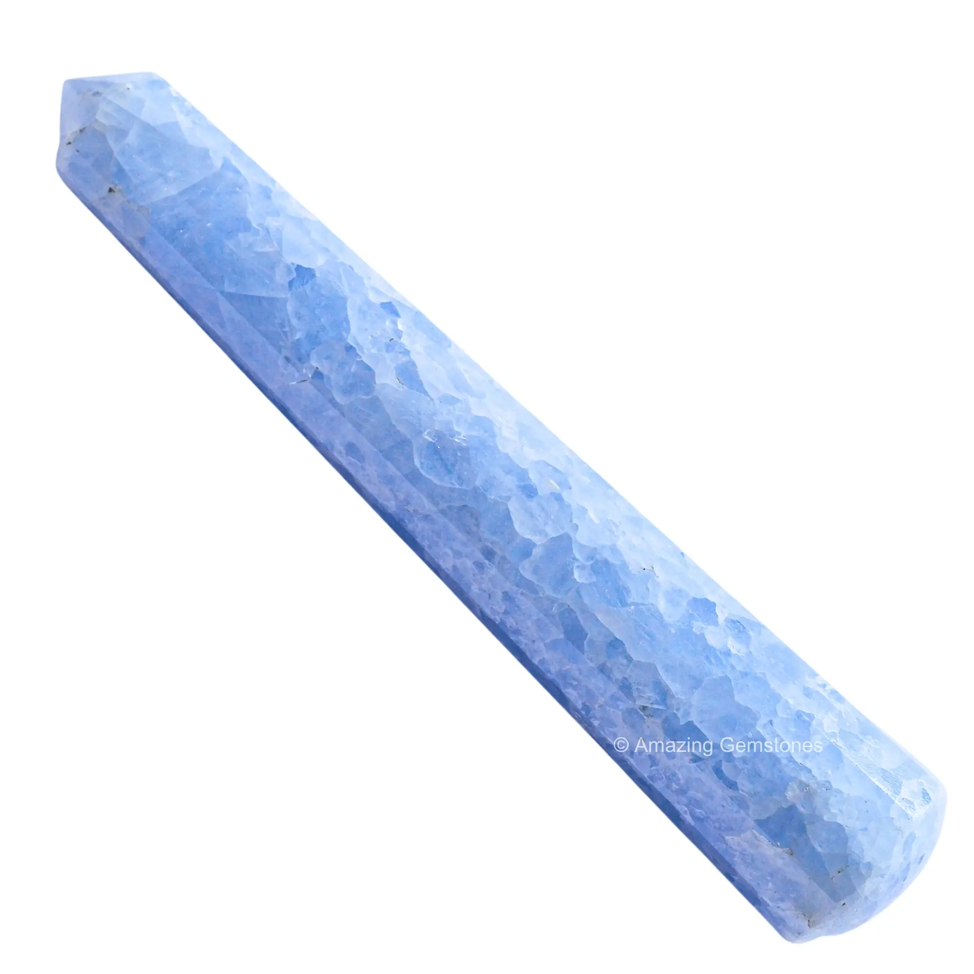 Pointed Crystal Wand Massage Stick - Pelvic Wand Gua Sha for Adults - Crystals and Healing Stones Massage Wands for Adults Gifts