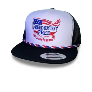 Freedom isn’t free Red rope threads Rope Hat