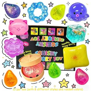 12 pieces/set - New and Novelty Blind Boxes with Various Designs, Rich Texture, Adorable, Slow-Resilience Toys, Soft Touch, Sensory Pressure Squeeze Toys, Anxiety Relief, Creative, Stress-Relieving Toys, Perfect Holiday Party Gifts, Squishies