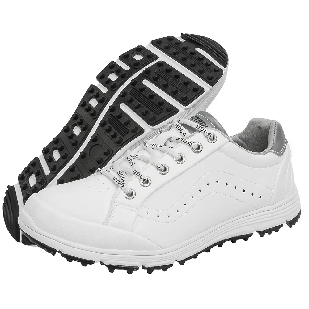 Mens Spikeless Golf Shoes Waterproof Sports Shoes Comfortable Breathable Sports Shoes Large SpikelessGolfShoes,Size