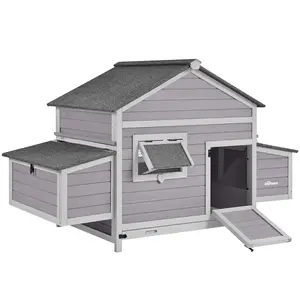 Aivituvin-AIR59 Wooden Chicken Hen House for 2-4 Hens (without chicken run)
