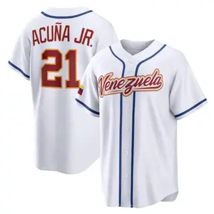 Ronald Acuña Jr. Jersey,Venezuela 2026 World Baseball Classic,White Limited Stitched Shirt Ronald Acuña Jr. Jersey,Venezuela 2026 World Baseball Classic,White Limited Stitched Shirt