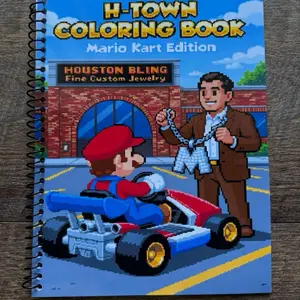 H-Town Kart Coloring Book