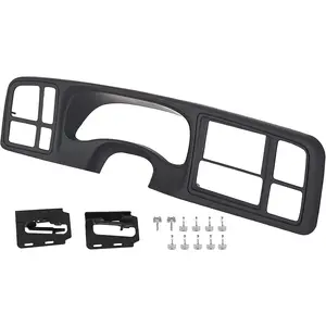 HECASA Double Din Truck Dash Kit Compatible with 1999-2002 GM Full-Size Trucks SUV's Silverado Sierra Car Stereo Radio Replacement for 15731974 15772850 (Matte Black)
