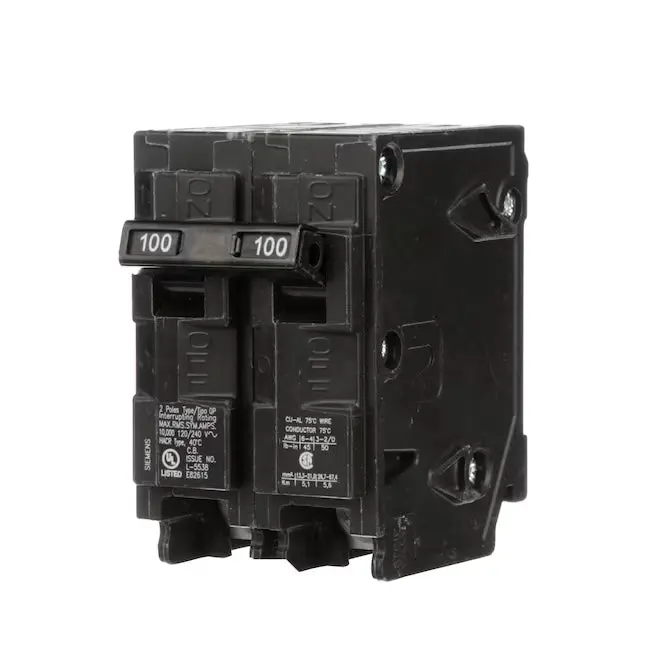 Siemens QP Q2100 100A Double-Pole 120/240V Circuit Breaker