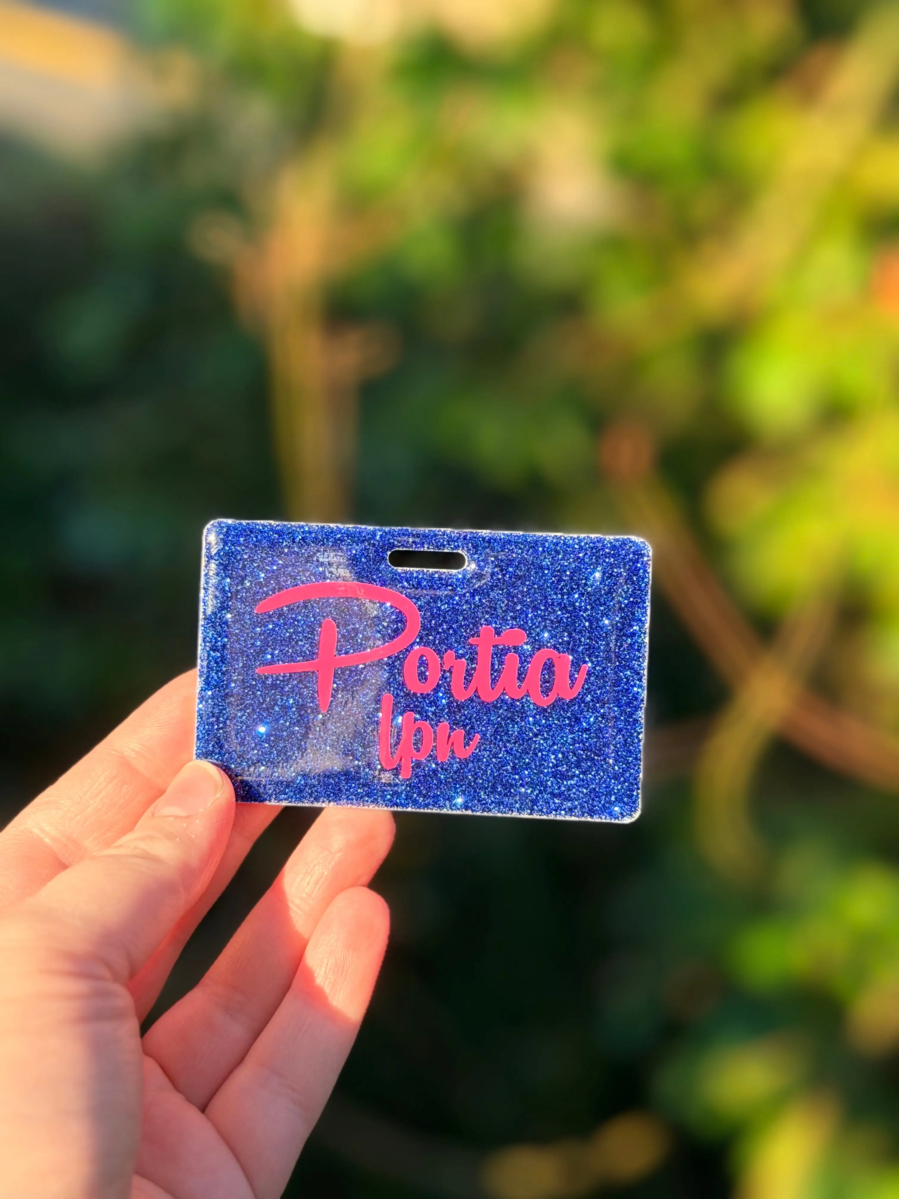 Custom name badge