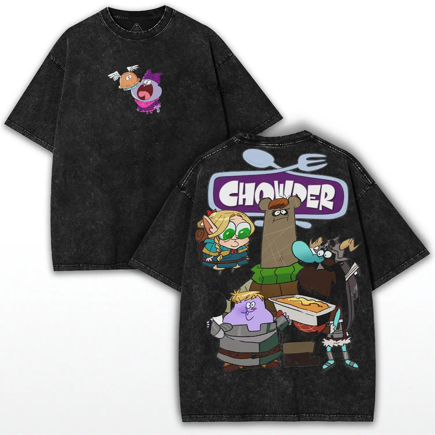 Classic Chowder Graphic Tee: Unisex Streetwear T-Shirt Showcasing the Iconic Cartoon Star – Ultra-Soft Cotton Blend for All-Day Comfort and Effortless Style