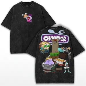 Classic Chowder Graphic Tee: Unisex Streetwear T-Shirt Showcasing the Iconic Cartoon Star – Ultra-Soft Cotton Blend for All-Day Comfort and Effortless Style