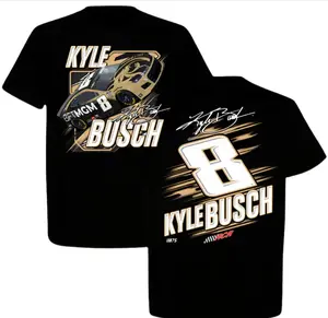 Kyle Busch Tshirt, Nascar Tshirt, Racing Tshirt, All Star Nascar Tshirt, Classic Soft Cotton Crewneck T-Shirt 2 Sides Tee