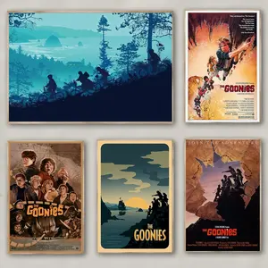 Customizing Retro The Goonies 80s Adventures Movies Poster for Fans - American Adventure Comedy Film Unframed Wall Art Living Room Decor