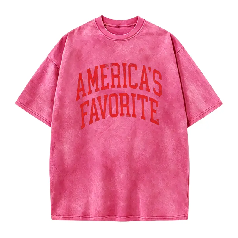Women's Seamless Round Neck Cotton Short-Sleeve T-Shirt - Soft, Smooth, Lightweight, Foldable, Loose Casual Solid Basic Top with Retro US Pride Graphics for 4th of July, All Seasons, Cold Wash
