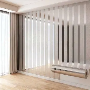 3D Self-Adhesive DIY Wood Grain Wall Panel, Textured Grille Board for Living Room TV Background, Waterproof, Moisture-Resistant and Easy to Install Wall Decor, Textured Wall Paper