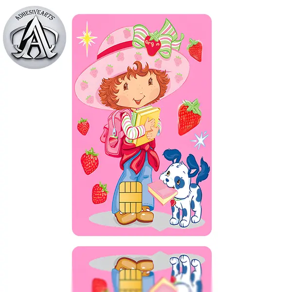 Strawberry Shortcake V3 Debit Card Sticker/Skin for Customization and Personalization - Ideal for Customizing Your Debit Card