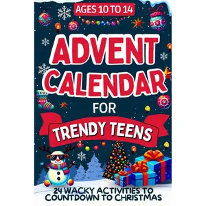 Advent calendar for trendy teens: Book of 24 Original Activities to Countdown to Christmas for Kids Ages 10 to 14 | Each day, discover a riddle, a ... either alone or with your friends and family Paperback – September 27, 2024