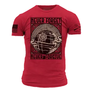 Never Forget Never Forgive T-Shirt - Red