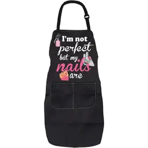 I'm Not  Apron - Manicurists Apron with  Art Supplies for Salons and  Technicians