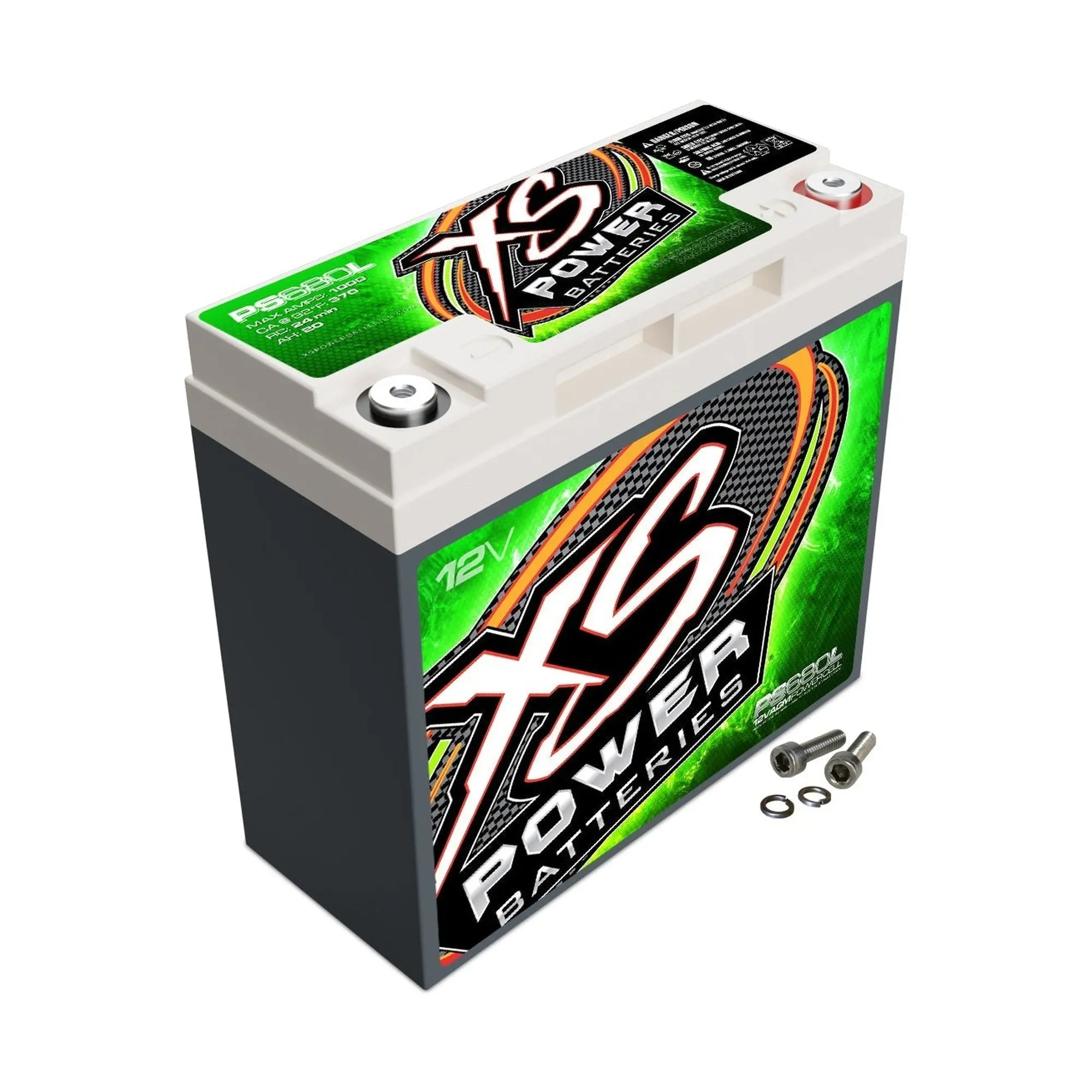 XS Power PS680L 12V AGM Car Audio Battery