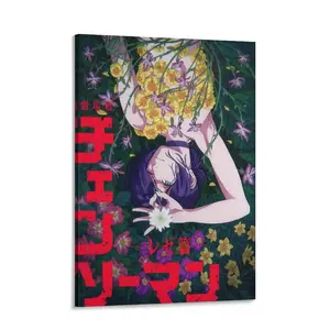 Chainsaw Man The Movie Reze Arc Movie Poster Canvas Poster Wall Decor, Modern Room Decoration