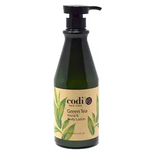 Codi New York Green Tea Hand & Body Lotion 25 fl. oz./750ml Refreshing Formula with Natural Scent for Soft Healthy Skin Care - Blend