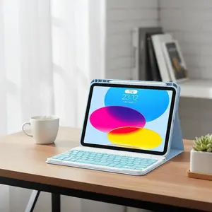 iPad Case with Backlit Keyboard | Wireless Detachable Folio for iPad 11th Gen (2025) & 10th Gen (2022)