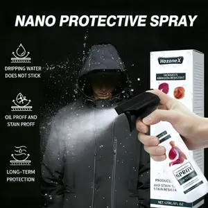 1pc 120ml Nano Waterproof Spray for Outdoor Jackets, Down Jackets & Shoes - Heavy-Duty All-Weather Protection, Long-Lasting Shield for Outdoor Gear, Camping Essentials, Versatile Fabric Waterproof Protection