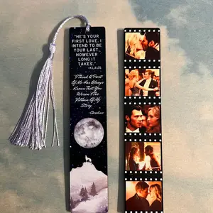 TVD Couples Klaroline Wooden Bookmark Double Sided Sublimated