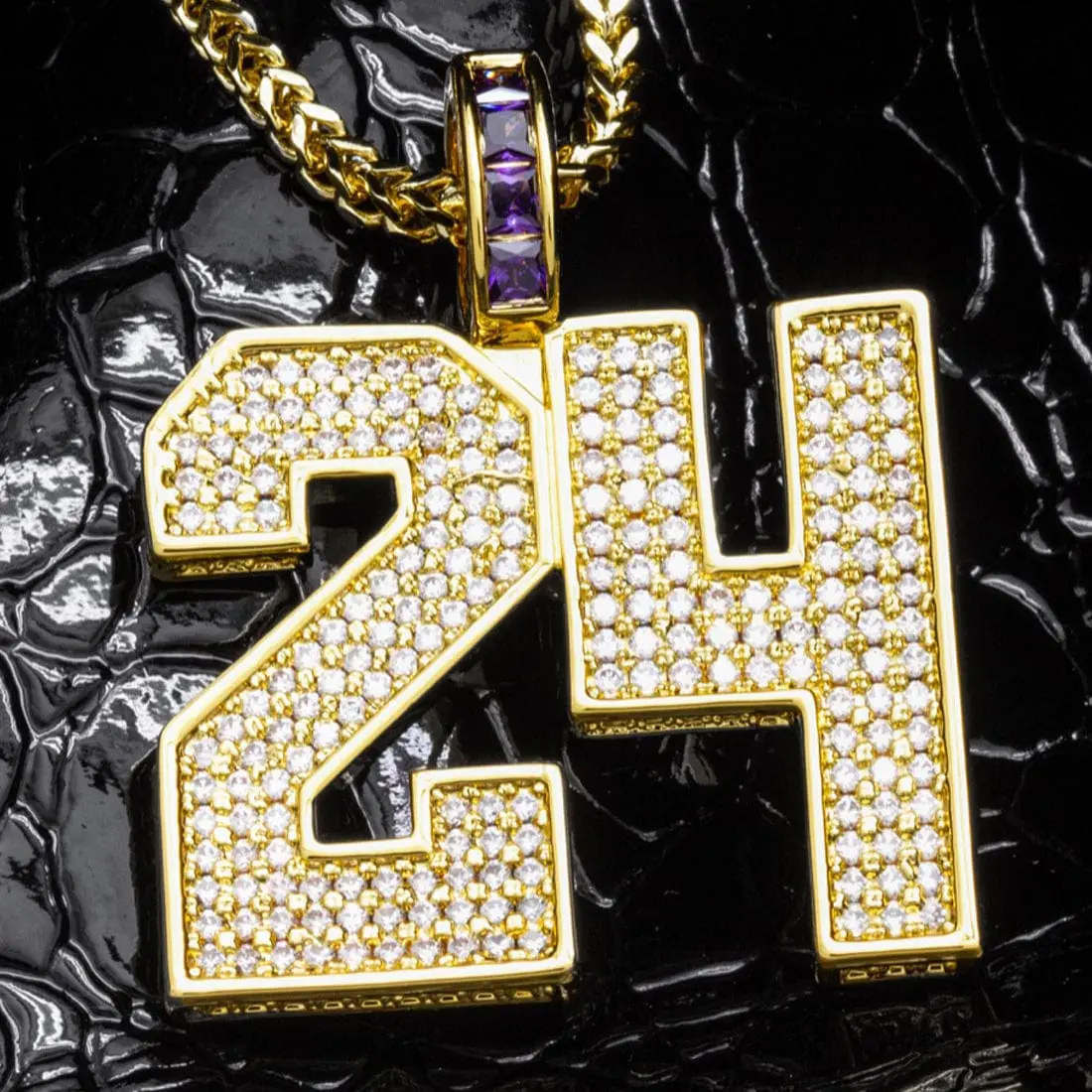 Black Mamba Classic Number 24 Necklace Black Mamba Classic Number 24 Necklace
