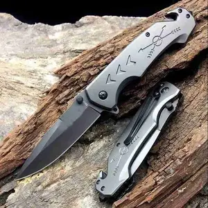 Multifunctional folding knife for camping, hiking and daily use, tool accessories, portable stainless steel knife, fruit knife, high hardness, outdoor Christmas gift, survival equipment