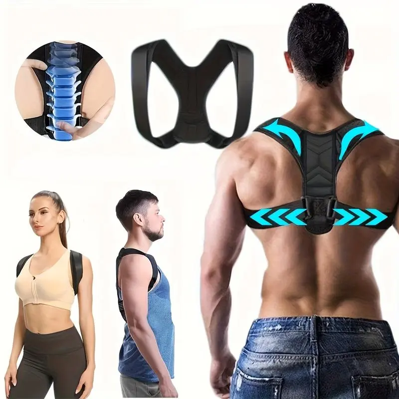 Adjustable lumbar support belt, Alleviates back pain, Pain Relief Belt, Unisex design, Breathable fabric, Improves posture, Back Posture Correction Belt, Adjustable back straightener, Breathable lumbar brace