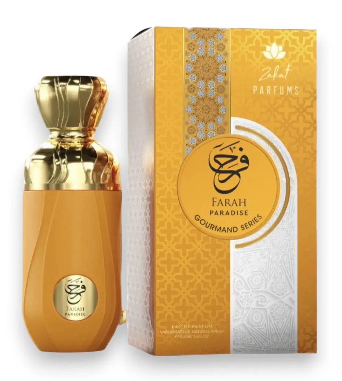 Zakat | Farah | Paradise | Unisex Fragrance | 100 ML - 3.4 OZ | Eau De Parfum | Jasmine - Tuberose & Gardenia