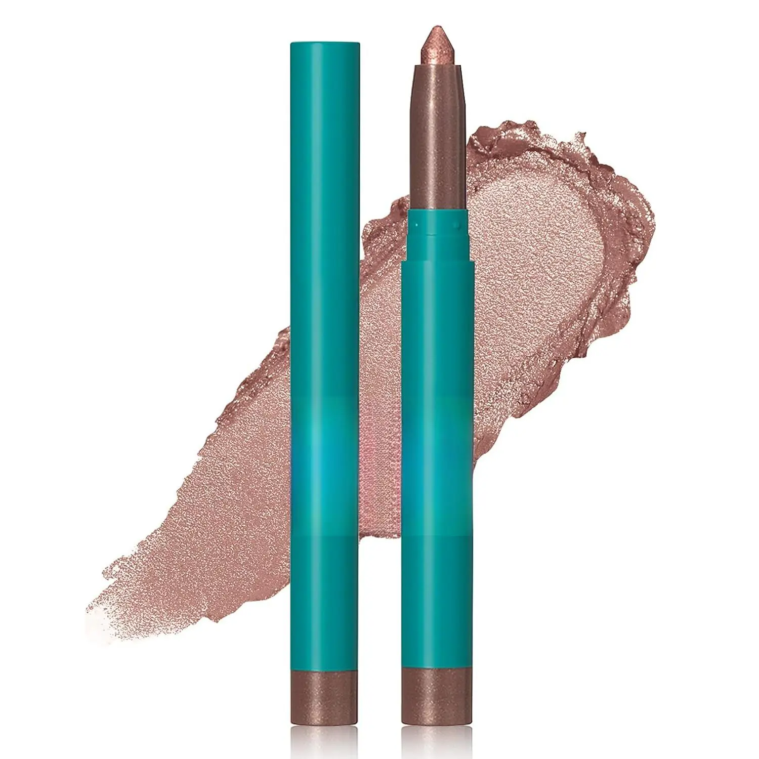 Eyeshadow Stick, Eye Brightener Stick, Shimmer Creamy Eye Shadow Makeup, Waterproof Long Lasting Glitter Highlighter Eye Liner Pencil, Mauve Taupe