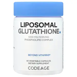 Codeage Liposomal Glutathione, 60 Vegetable Capsules (500 mg per Capsule)