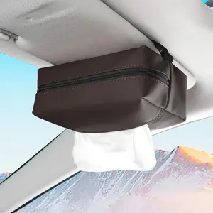 Car tissue box, paper towel jacket, sun visor seatback hanging car tissue box, armrest box, towel storage box