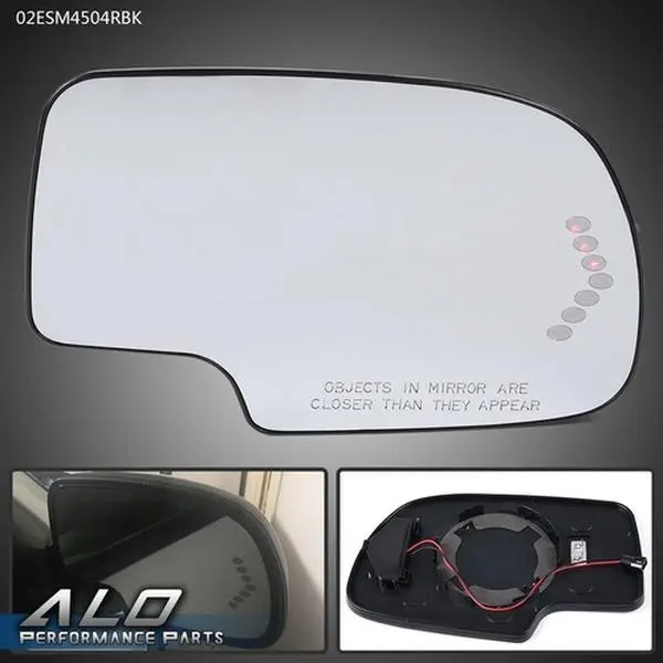 Fit For 03-07 Chevy GMC Cadillac Mirror Glass Heated Power Passenger Right Side Fit For 03-07 Chevy GMC Cadillac Mirror Glass Heated Power Passenger Right Side