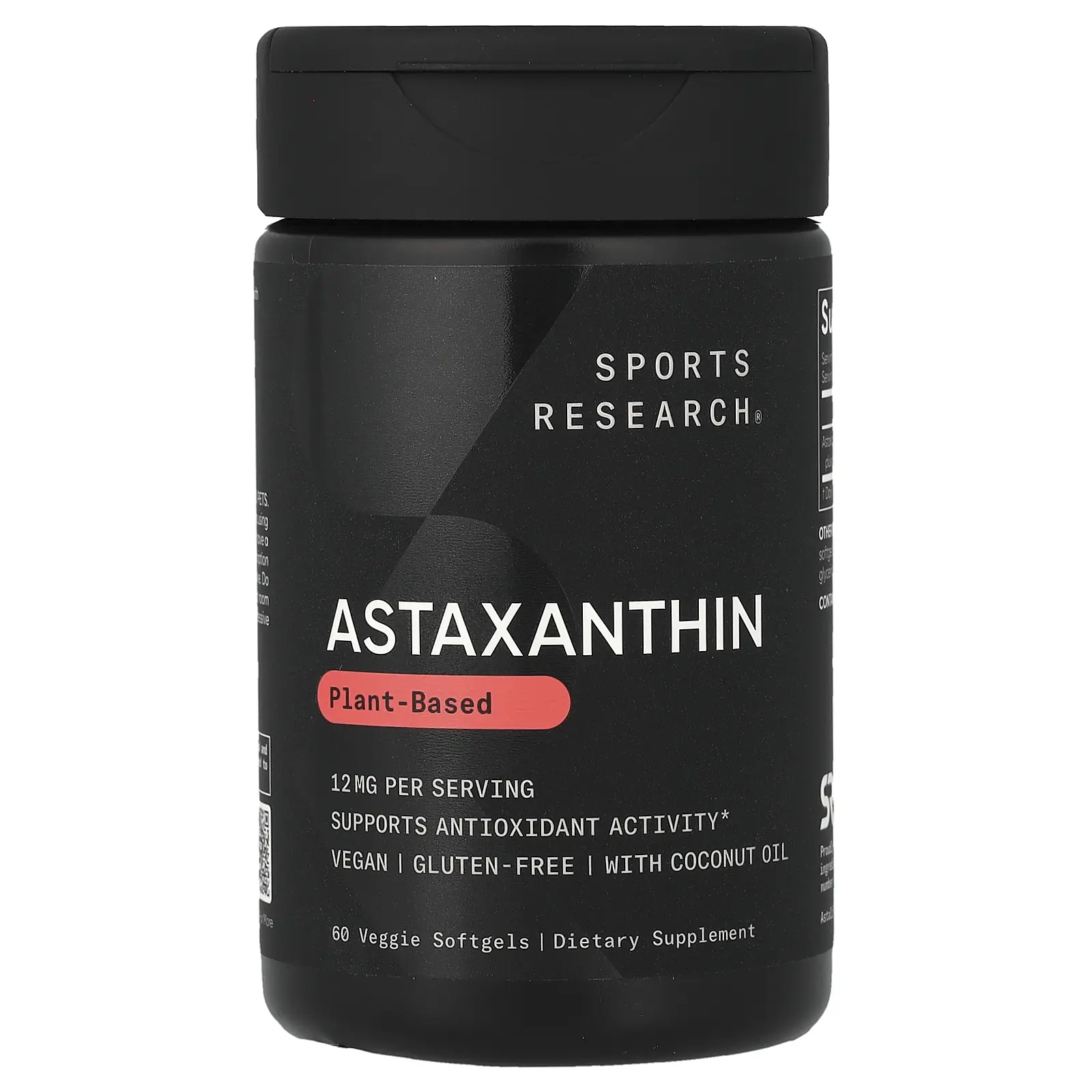 Sports Research Astaxanthin, 12 mg, 60 Veggie Softgels