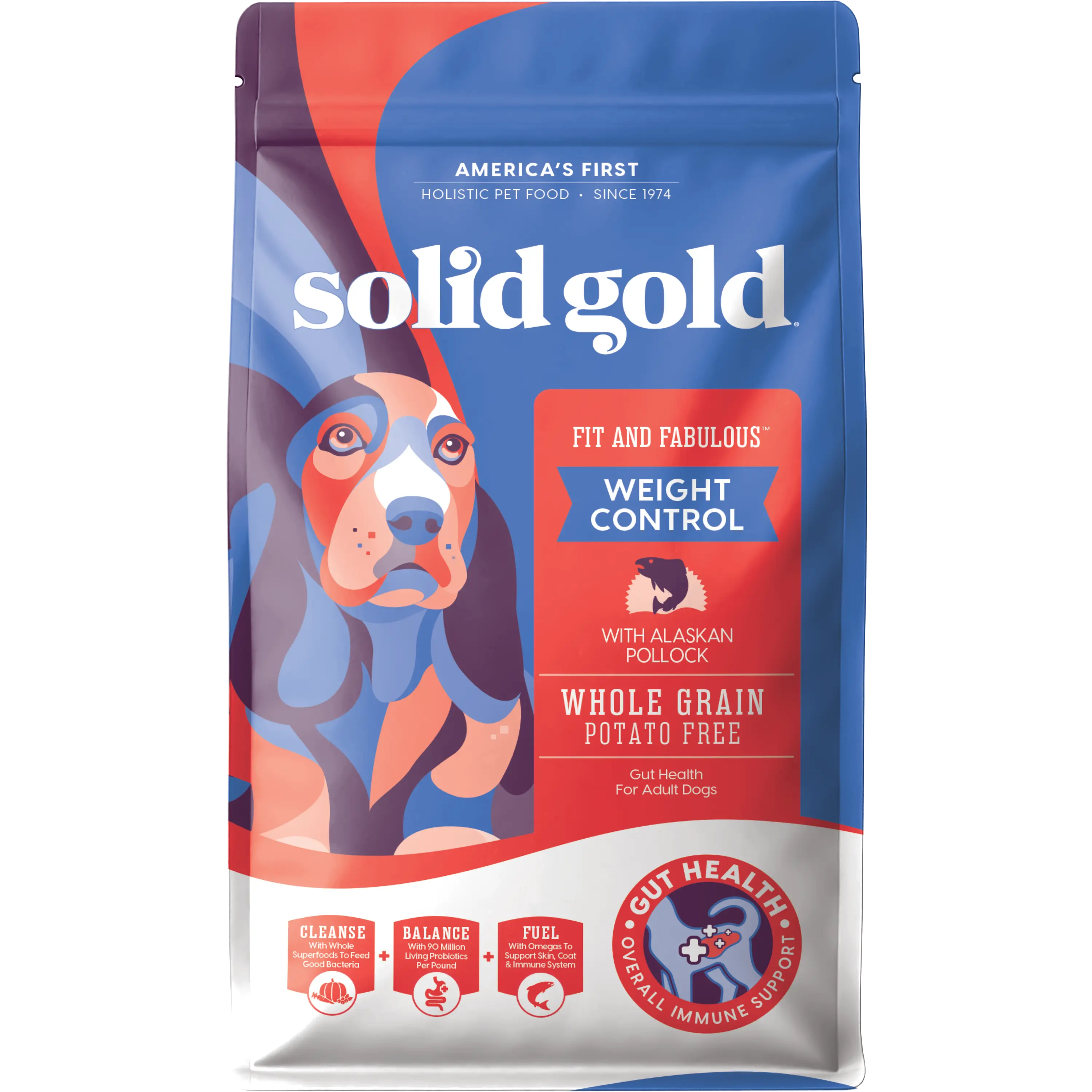 Solid Gold Fit and Fabulous™ Alaskan Pollock Dry Food for Adult Dogs