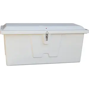 Taylor Made 83562 24 x 54 x 22 in. Stow N Go Dock Box - Small, Stainless, Steel, Smooth, Organiser