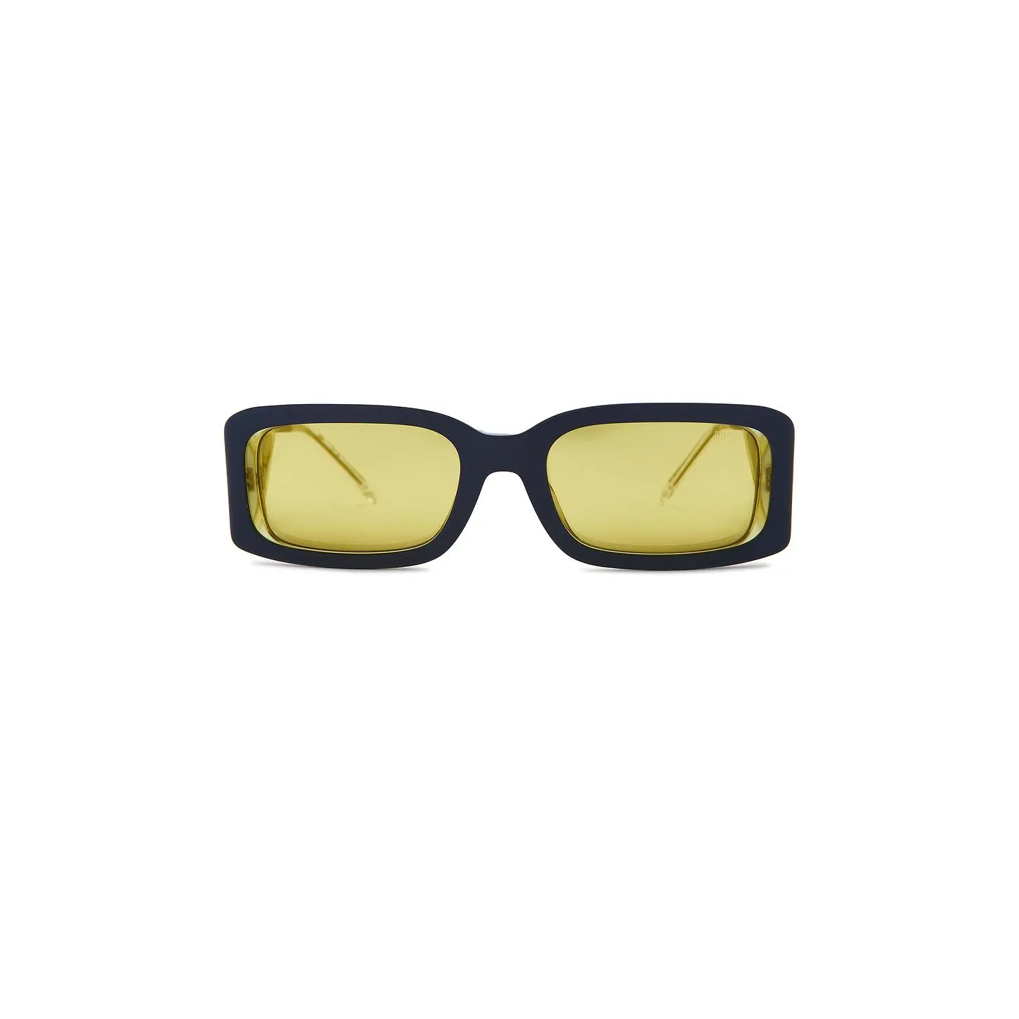 Diesel Rectangle Sunglasses in Yellow