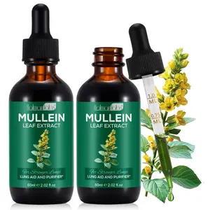 Hatmanlabs Mullein Leaf Extract with Chlorophyll - Liquid Drops for Fresh Breath & Vitality Support - Natural Energy & Inner Balance Supplement