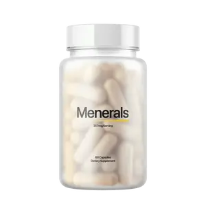 Men's Dietary Mineral Complex - Magnesium, Zinc & Fulvic Acid, Supports Energy, Sleep & Focus, Made in USA, 60 Capsules