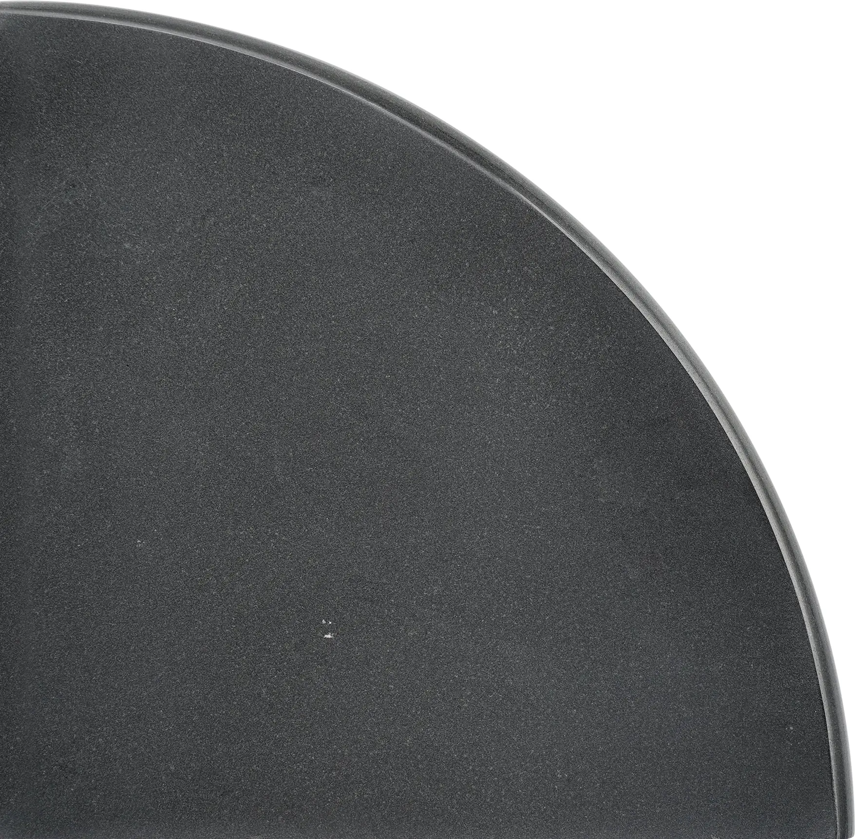 Simple Tile Genuine Marble Corner Shelf for Bathroom Shower Wall, ABMT9SHELF - Absolute Black, 9"X9"X5/8", Both Sides Polished