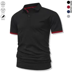 Men’s Polo Shirt — Soft, breathable short-sleeve polo shirt; comfortable and casual; classic collared shirt suitable for work, golf, and everyday wear,summervibes