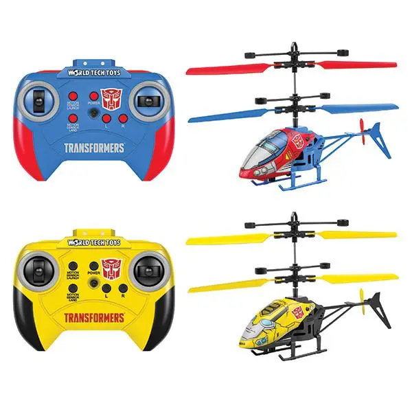 Transformers Remote Control Helicopter - Optimus Prime, Bumble Bee - Hasbro Licensed Transformers Remote Control Helicopter - Optimus Prime, Bumble Bee - Hasbro Licensed
