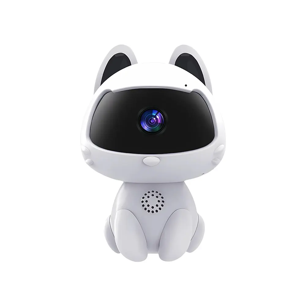 Smart Cute Cat Security Camera, Home Surveillance Cam, Wireless Remote Control, Two-Way Audio, HD Indoor Pet Baby Monitor, Kittens, Kitty, House