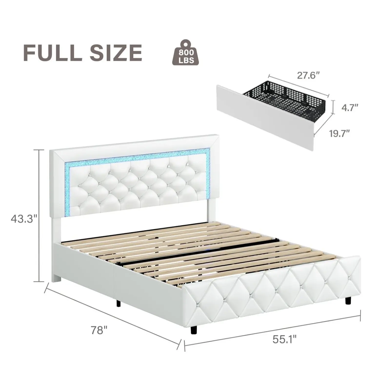 Full Size White