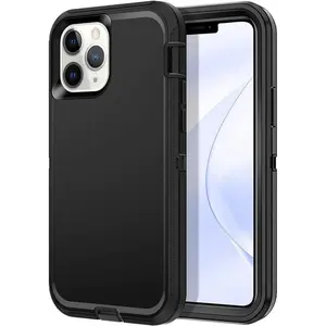 Entronix Heavy Duty Case for Apple iPhone 11 Pro - Triple Layer Bumper Cover, Protective Smartphone Accessories Protection Wireless Dustproof Handle